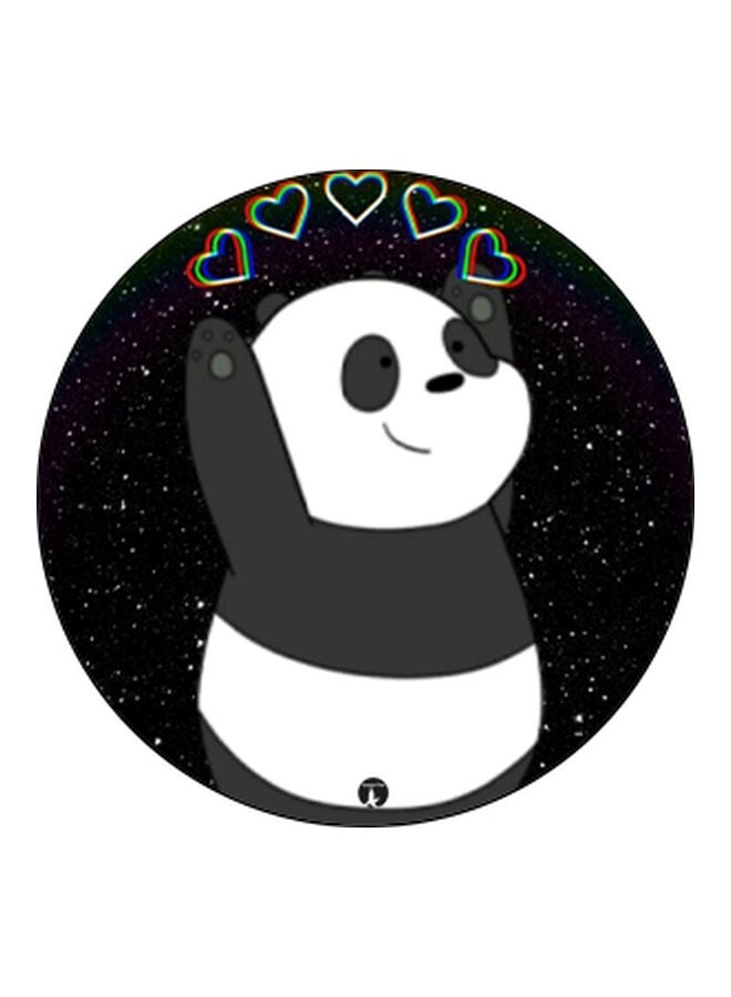 بي بي حامل موبايل بوب سوكيت بطبعة باندا أسود/أبيض - Image 2