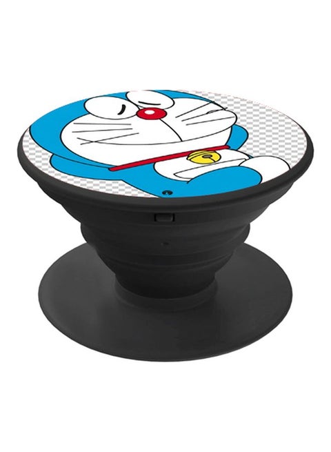 Doraemon Printed Mobile Pop Socket White/Blue/Grey