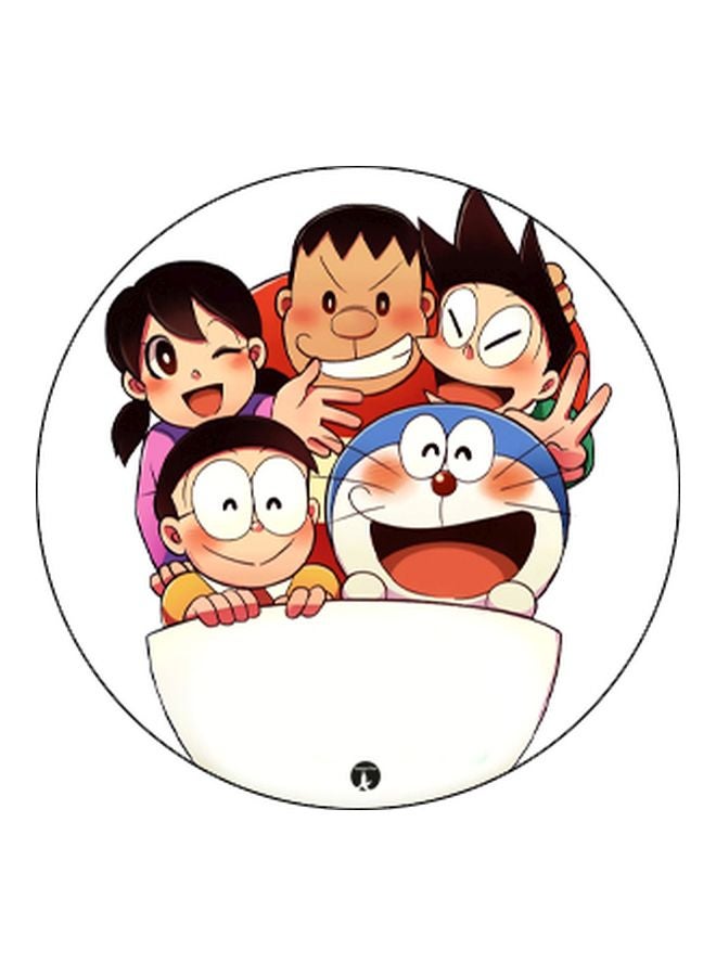 بي بي حامل هاتف بوب سوكيت بطبعة شخصية دورايمون متعدد الألوان - Image 2