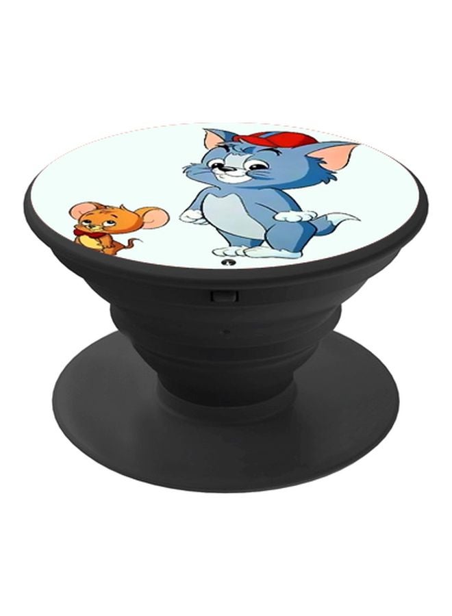 BP Tom And Jerry Printed Mobile Pop Socket Blue/Brown/Red - Image 1