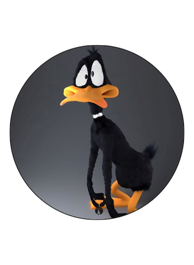 بي بي مقبض بوب سوكيت للموبايل بطبعة رسومات كرتونية أسود/رمادي/أصفر - Image 2