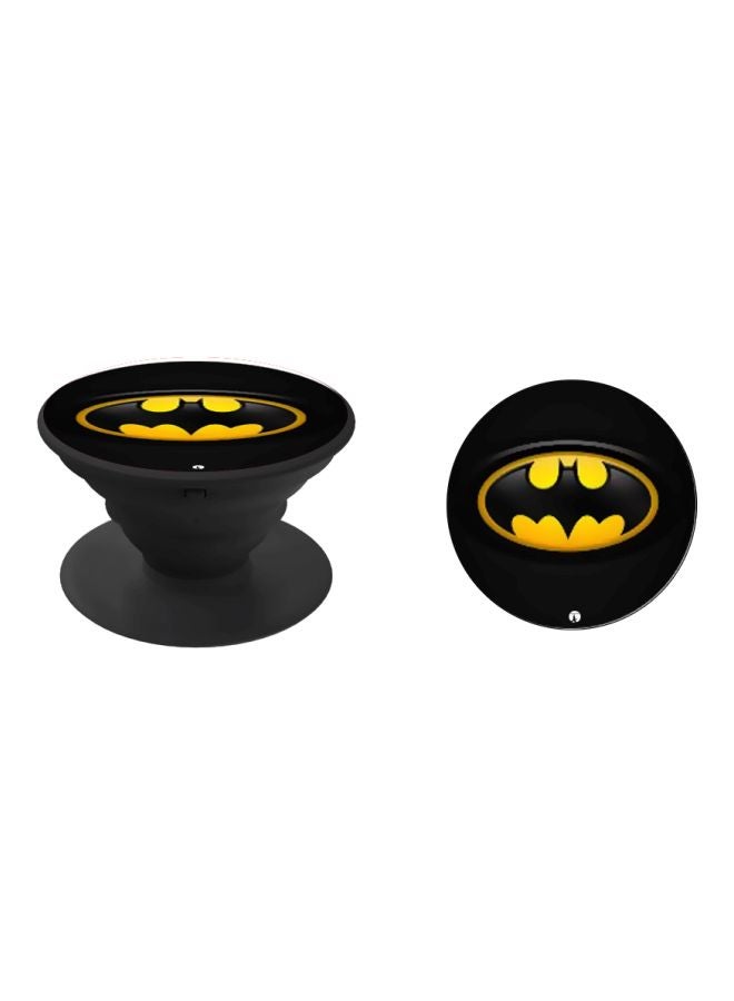 BP Batman Logo Printed Mobile Pop Socket Black/Yellow - Image 2