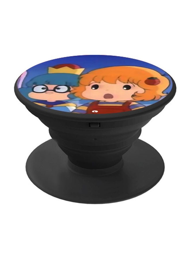 بي بي مقبض بوب سوكيت بطبعة رسومات كرتونية أسود/ أزرق/ بني - Image 1