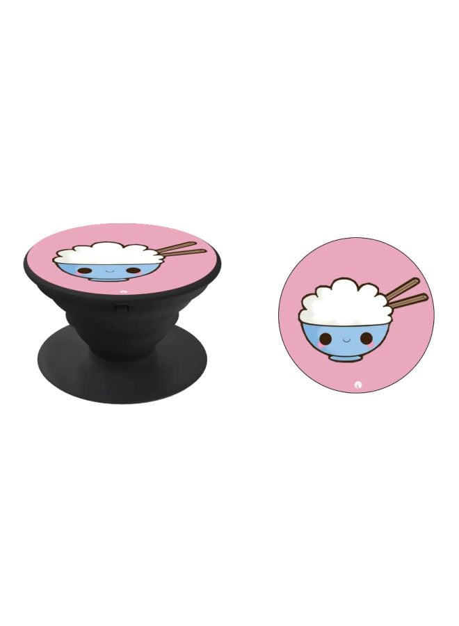 BP Cartoon Printed Pop Socket Phone Holder Pink/White/Blue  - Image 2