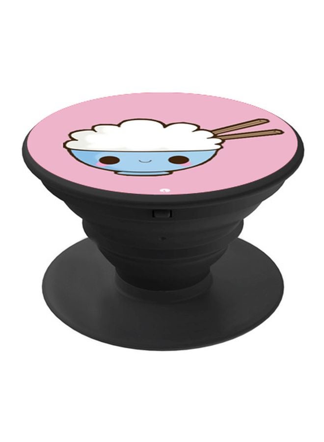 BP Cartoon Printed Pop Socket Phone Holder Pink/White/Blue  - Image 1