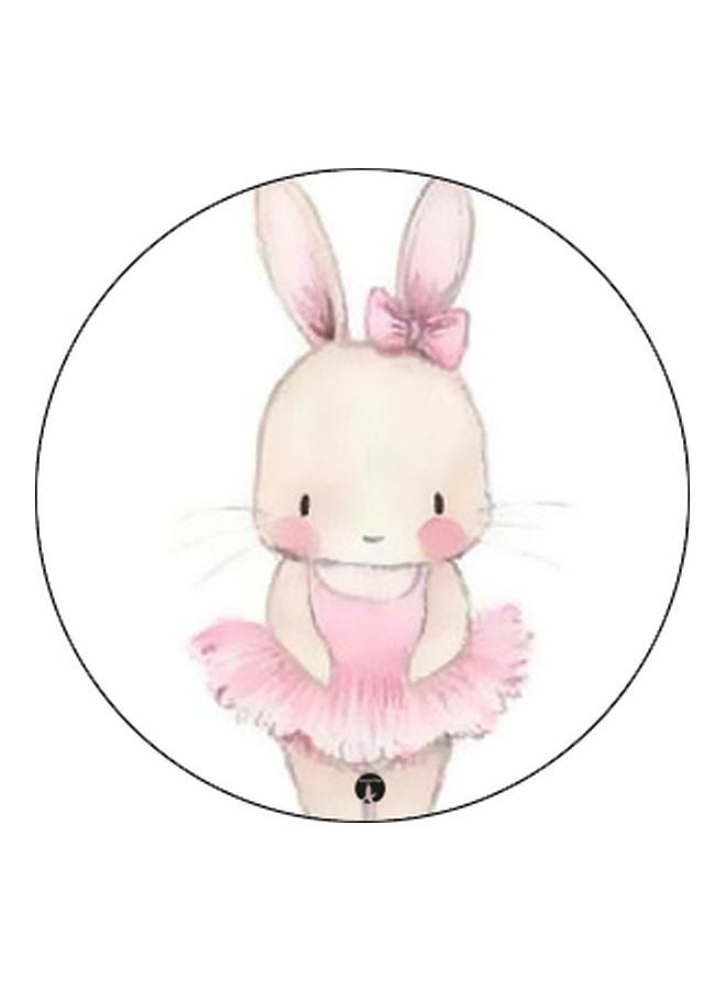 BP Rabbit Cartoon Printed Pop Socket Phone Holder White/Grey/Pink - Image 2