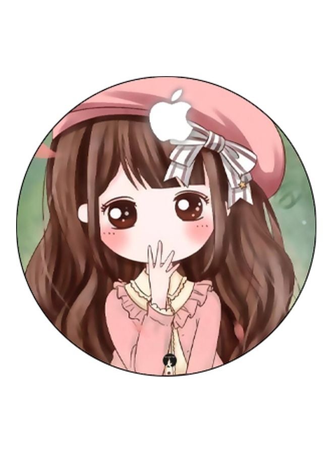 BP Cartoon Printed Pop Socket Phone Holder Pink/Brown/Beige - Image 2