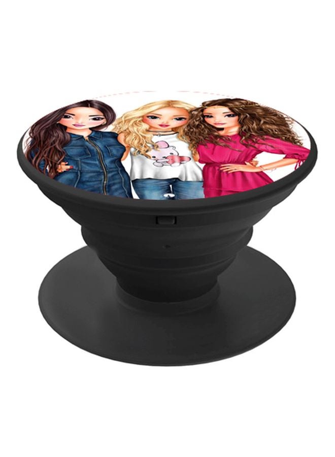 BP Cartoon Printed Pop Socket Phone Holder Multicolour - Image 1