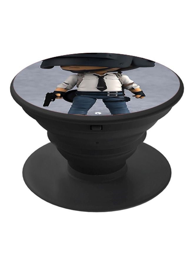 BP PUBG Printed Pop Socket Phone Holder Black/White/Blue - Image 1