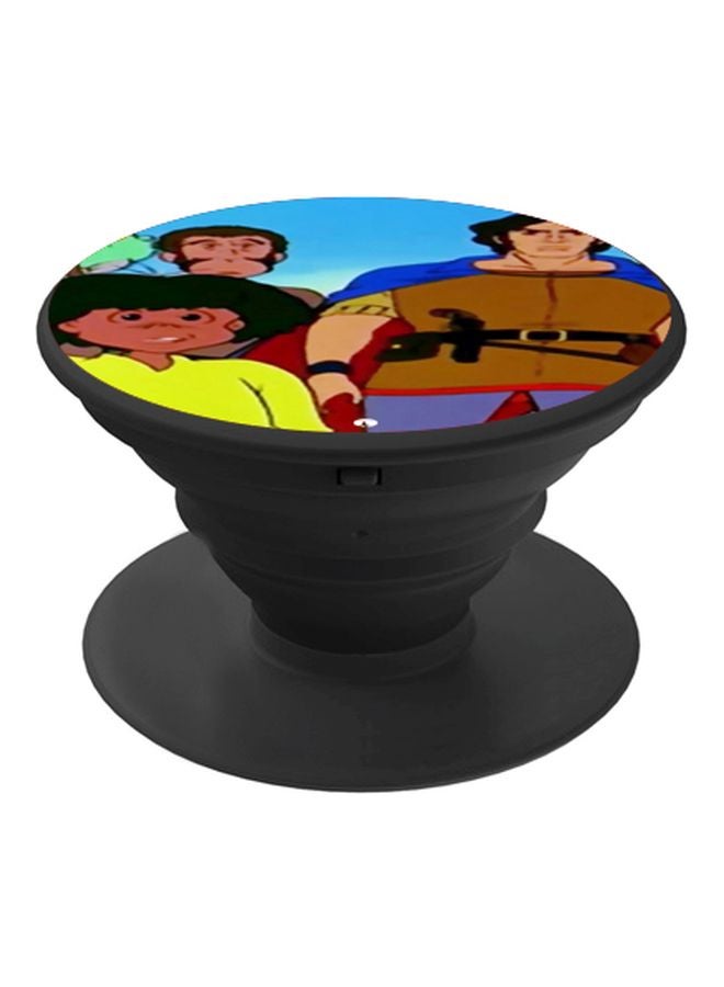 BP Cartoon Printed Pop Socket Phone Holder Multicolour - Image 1