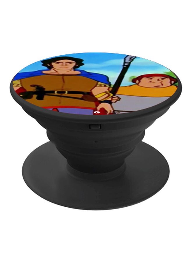 BP Cartoon Printed Pop Socket Phone Holder Multicolour - Image 1