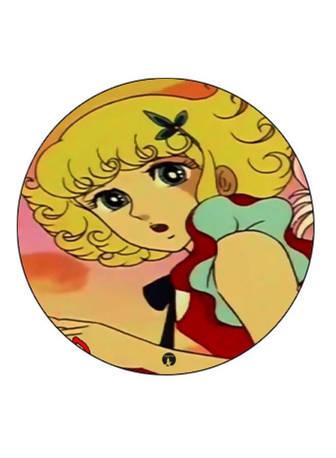 BP Cartoon Printed Mobile Pop Socket Beige/Red/Blue - Image 2