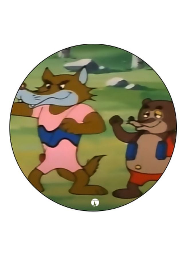 بي بي مقبض بوب سوكيت بطبعة رسومات كرتونية أسود/أخضر/بني - Image 2