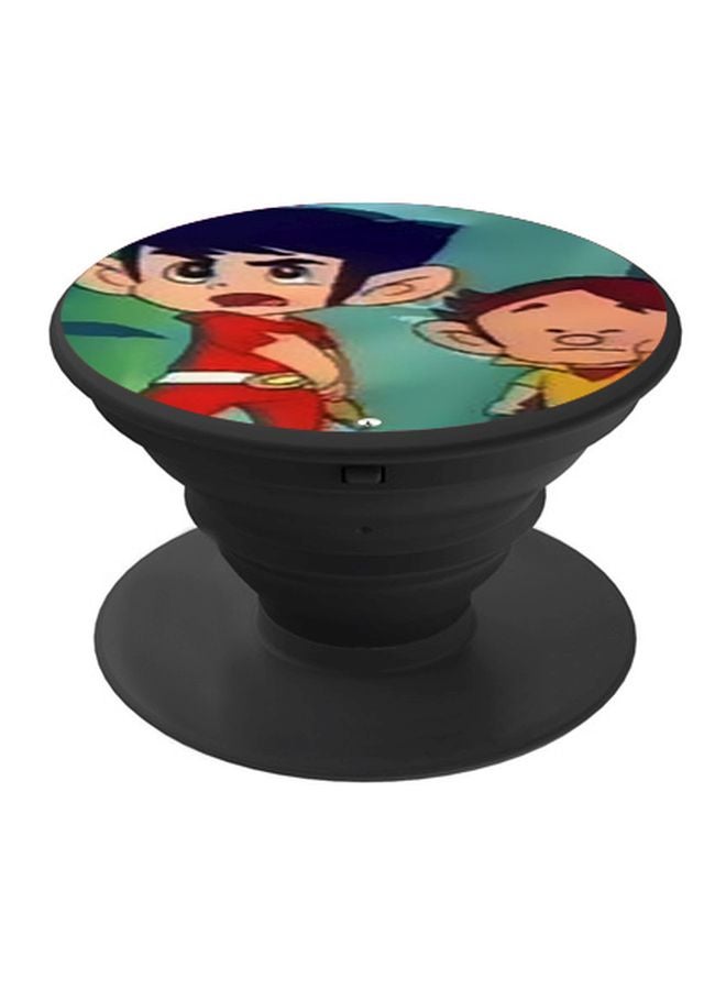 بي بي مقبض بوب سوكيت بطبعة رسومات كرتونية أسود / أحمر/ أخضر - Image 1