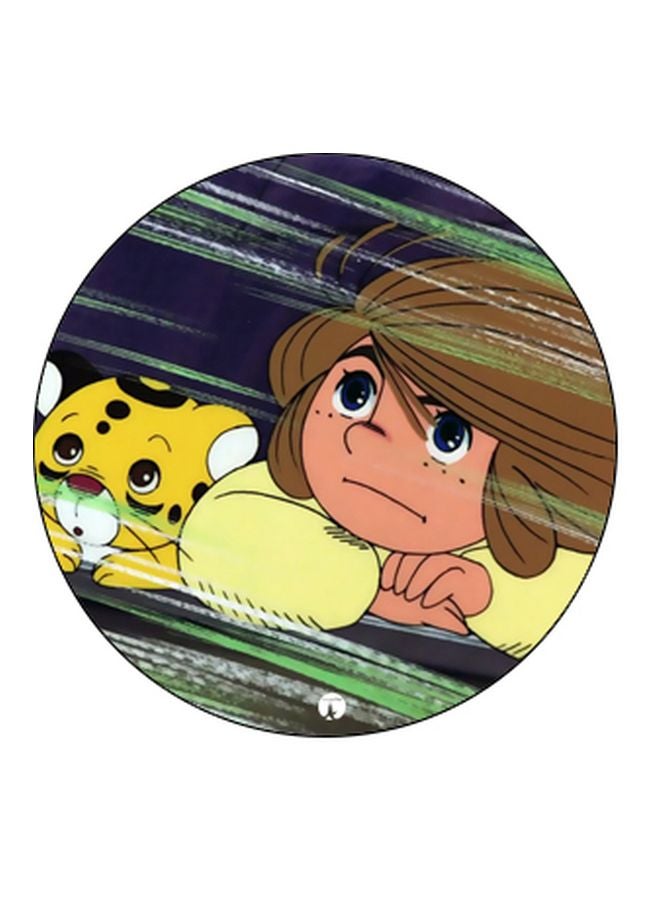 BP Cartoon Printed Mobile Pop Socket Yellow/Brown/Purple - Image 2