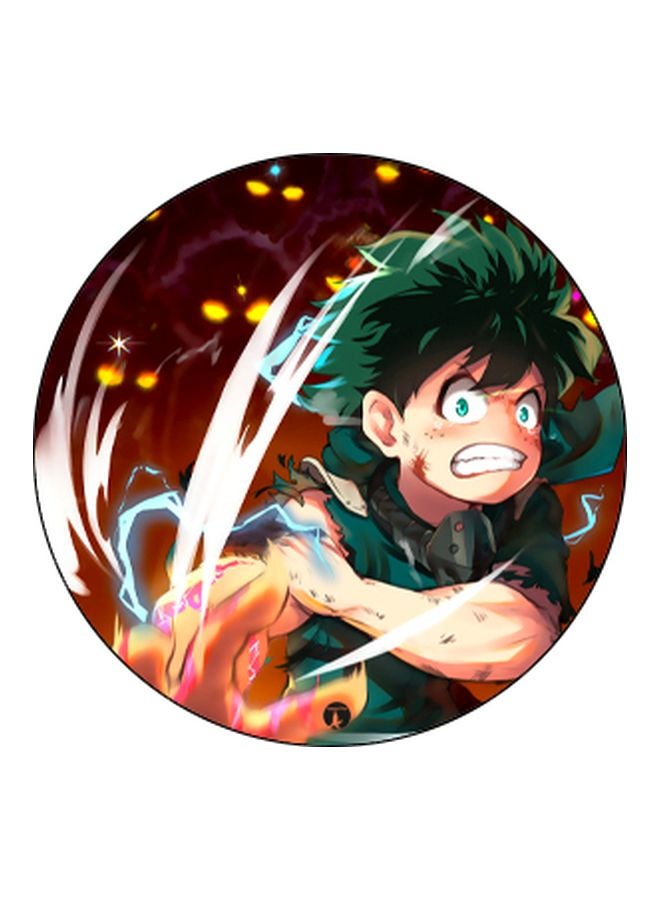 BP Cartoon Printed Mobile Pop Socket Black/Green/Brown - Image 2