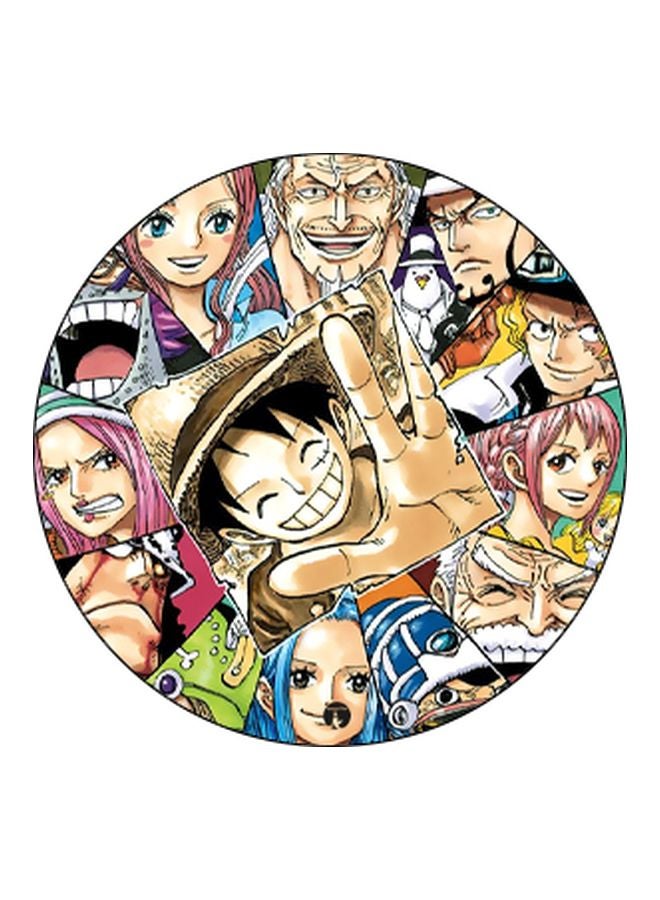 بي بي مقبض بوب سوكيت للموبايل بطبعة رسومات كرتونية بيج/أزرق/وردي - Image 2