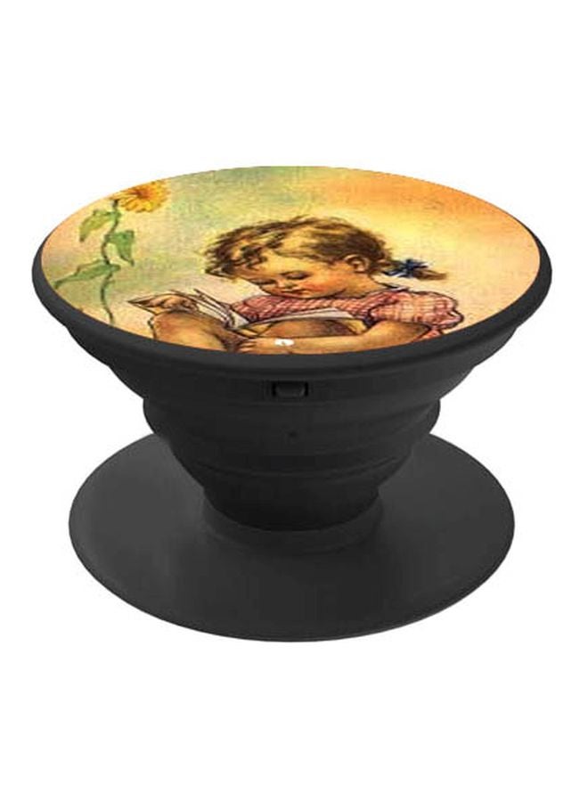 بي بي حامل هاتف بوب سوكيت بطبعة فتاة بيج/بني/أسود - Image 1