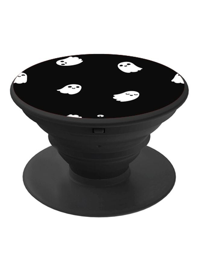 BP Ghost Printed Pop Socket White/Black - Image 1