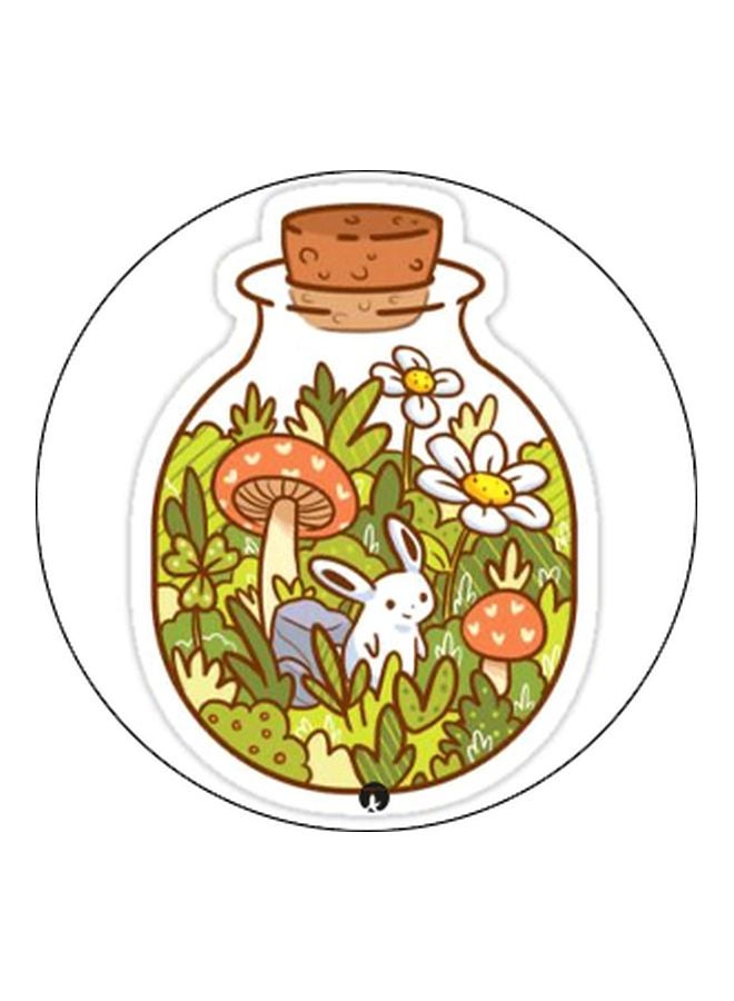 BP Cartoon Printed Pop Socket Phone Holder Green/White/Black - Image 2