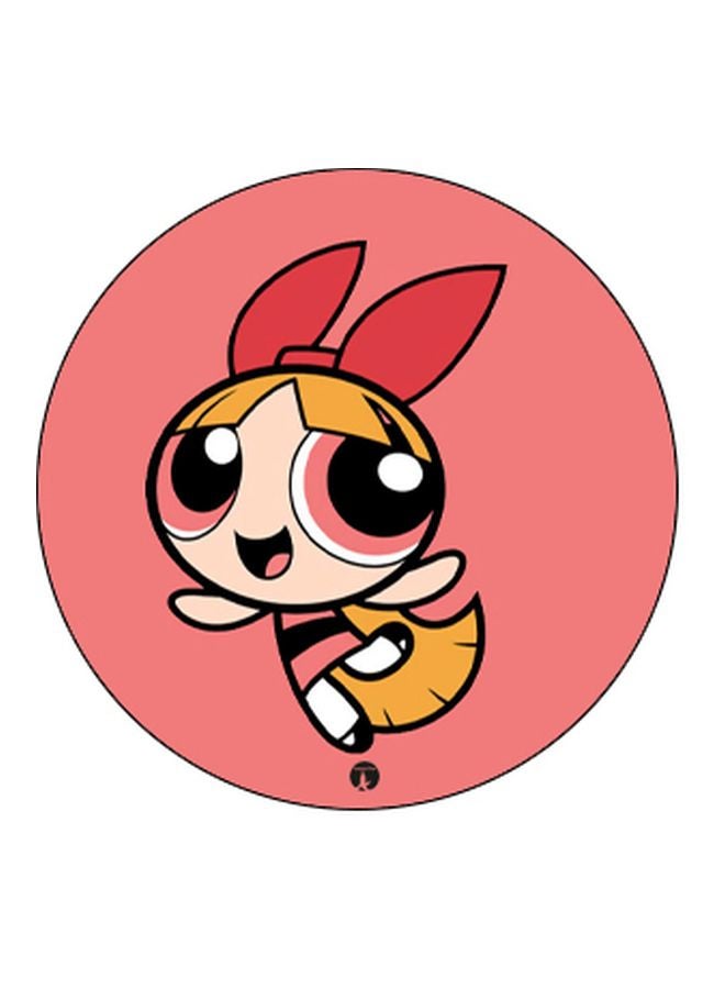 BP Powerpuff Girls Blossom Printed Pop Socket Phone Holder Pink/Yellow/Black  - Image 1