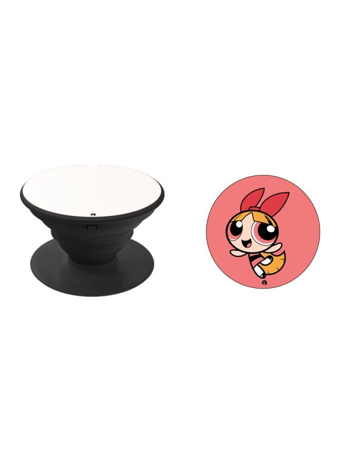 BP Powerpuff Girls Blossom Printed Pop Socket Phone Holder Pink/Yellow/Black  - Image 2