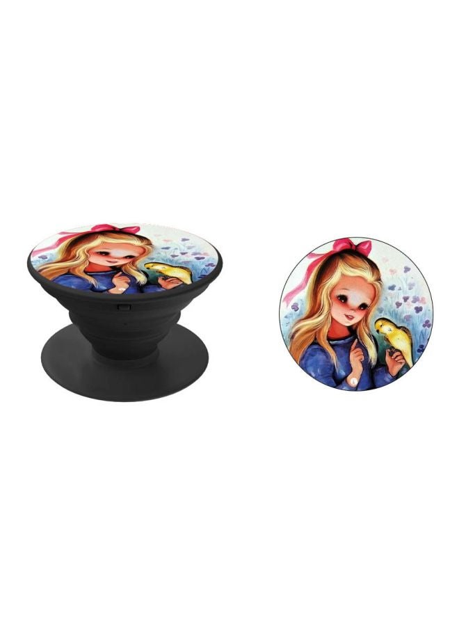 BP Girl Printed Pop Socket White/Blue/Black - Image 2