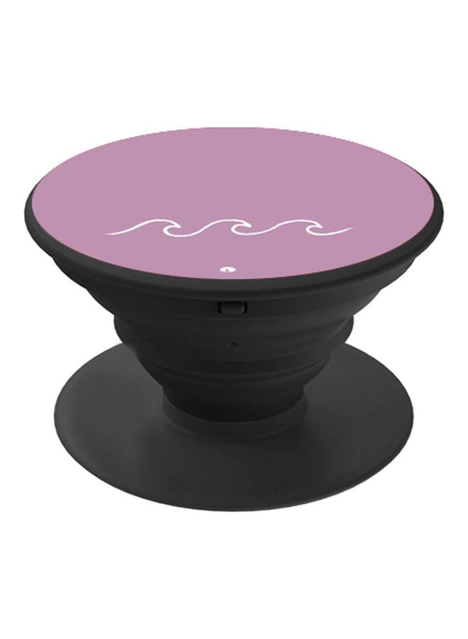 BP Waves Printed Pop Socket Purple/White/Black - Image 1