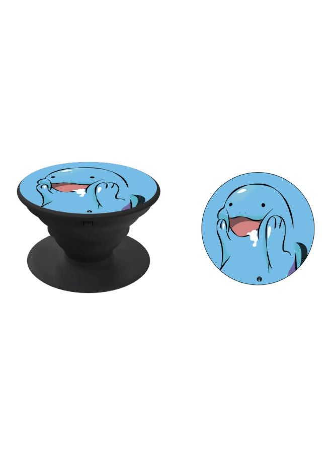 BP Cartoon Printed Pop Socket Phone Holder Blue/Black/Pink - Image 2