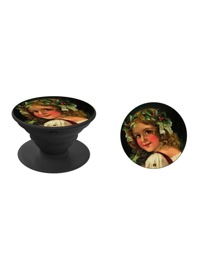 BP Cartoon Printed Pop Socket Beige/Green/Black - Image 2