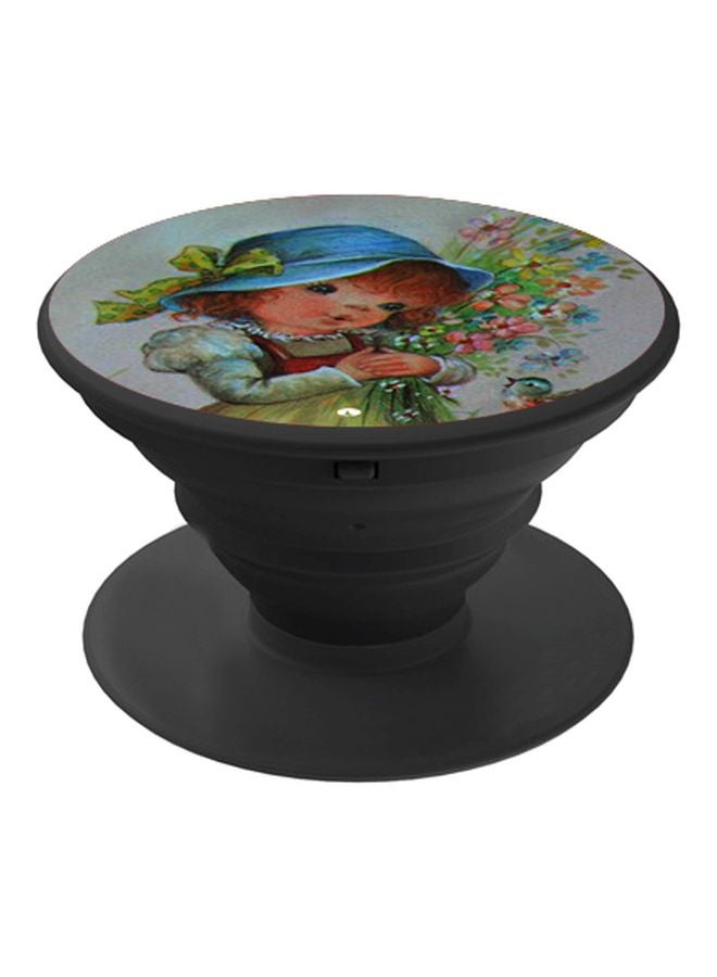 BP Cartoon Printed Pop Socket Blue/Green/Black - Image 1