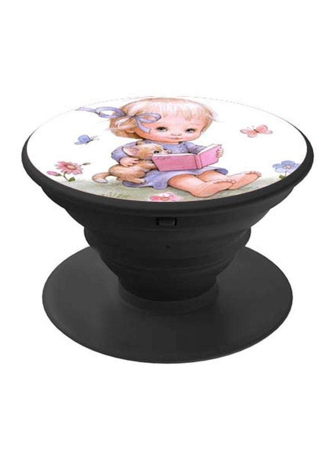 BP Child Printed Pop Socket White/Purple/Black - Image 1