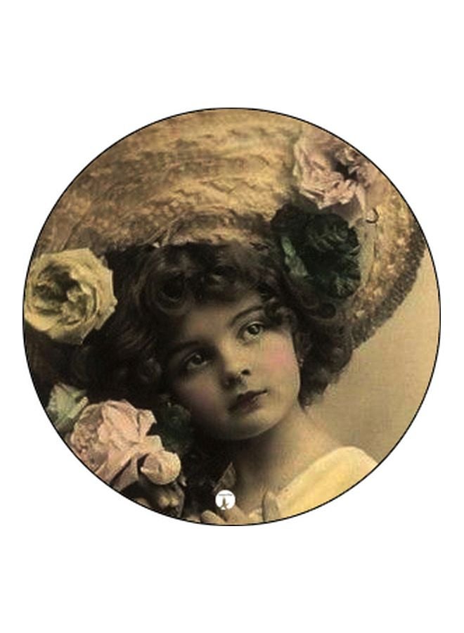 بي بي مقبض هاتف بوب سوكيت بطبعة امرأة بني/ رمادي/ أسود - Image 2