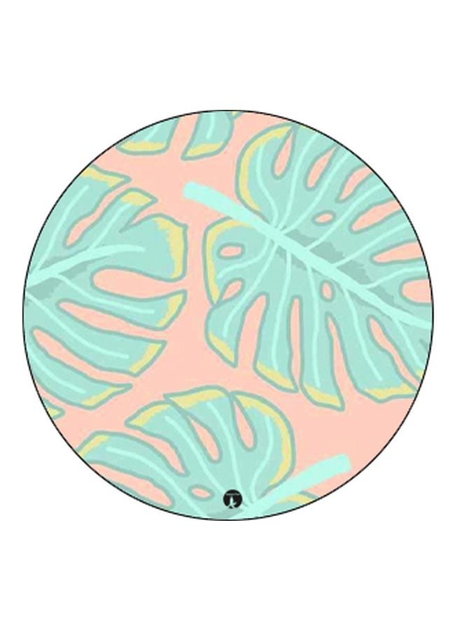 BP Leaves Printed Pop Socket Phone Holder Pink/Green/Black - Image 2
