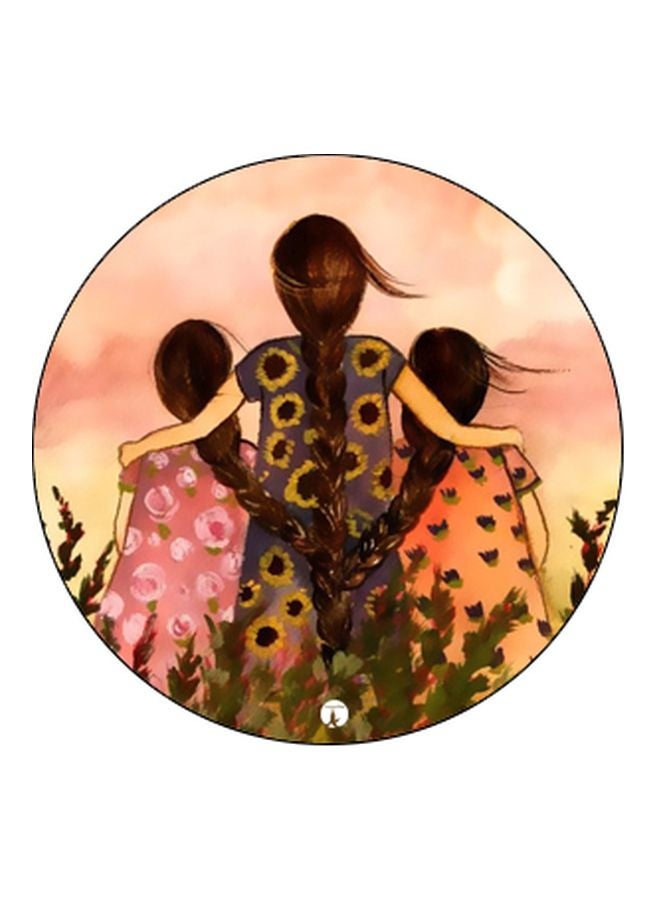 BP Girls Printed Pop Socket Phone Holder Brown/Green/Black - Image 2