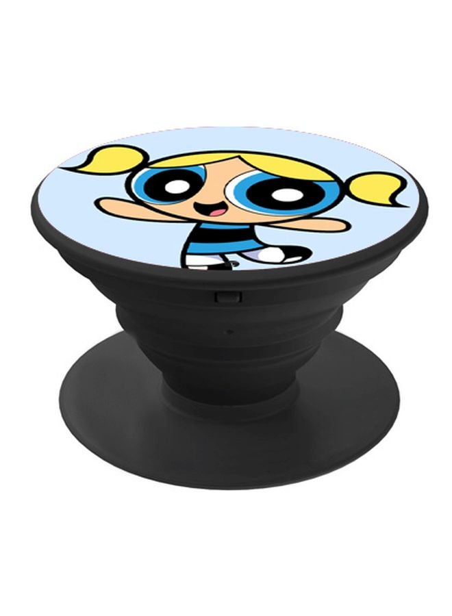 BP - The Powerpuff Girls Printed Pop Socket Phone Holder Blue/Brown/Black - Image 1