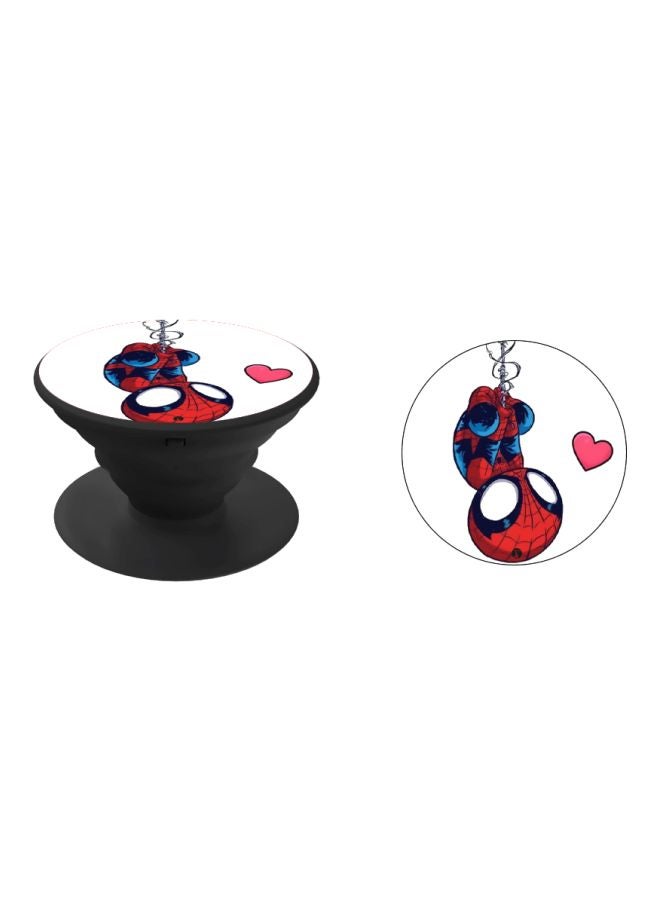 بي بي حامل هاتف بوب سوكيت بطبعة سبايدرمان أبيض/أحمر/أسود - Image 2