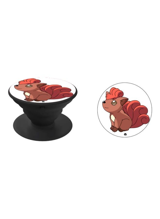 BP Cartoon Printed Pop Socket Phone Holder Red/White/Black - Image 2