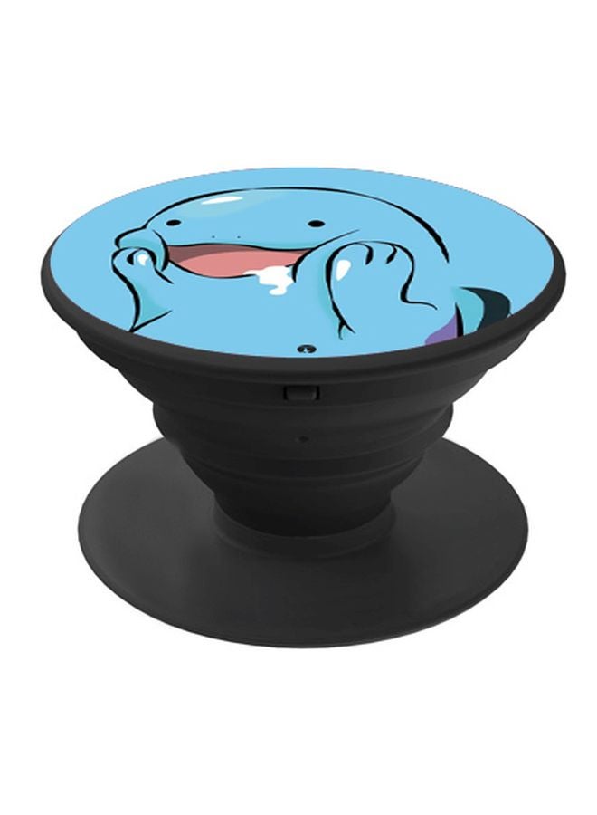 BP Cartoon Printed Pop Socket Phone Holder Blue/Black/Pink - Image 1