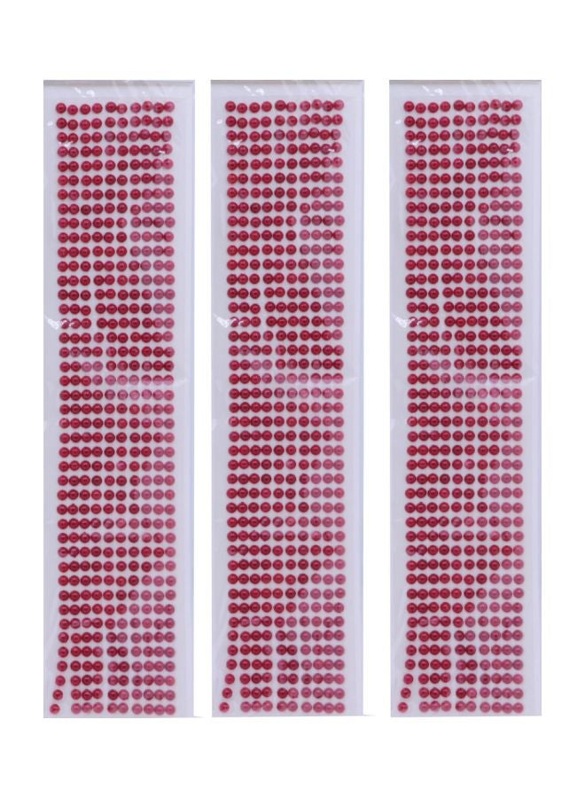 Delight Pack of 3 Pearl Stickers - Image 2
