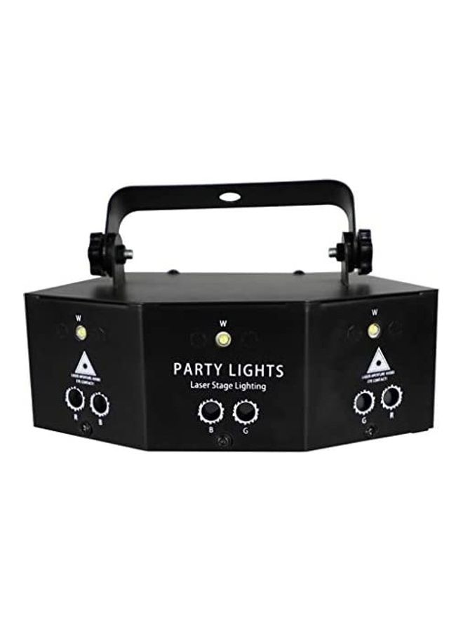 Generic - Remote 9-EYE RGB DMX Scan Projector LED Strobe DJ Disco Party Stage Lighting 10W blue - Image 1