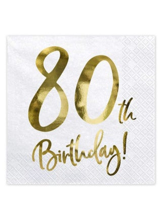 80th Birthday Napkins - v1602509793/N40451433A_1