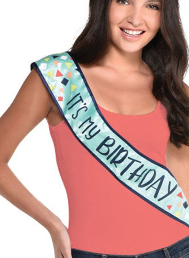 Amscan A Reason To Celebrate Light-Up Fabric Sash 30x3inch Party Favors Party Supplies 30x3inch