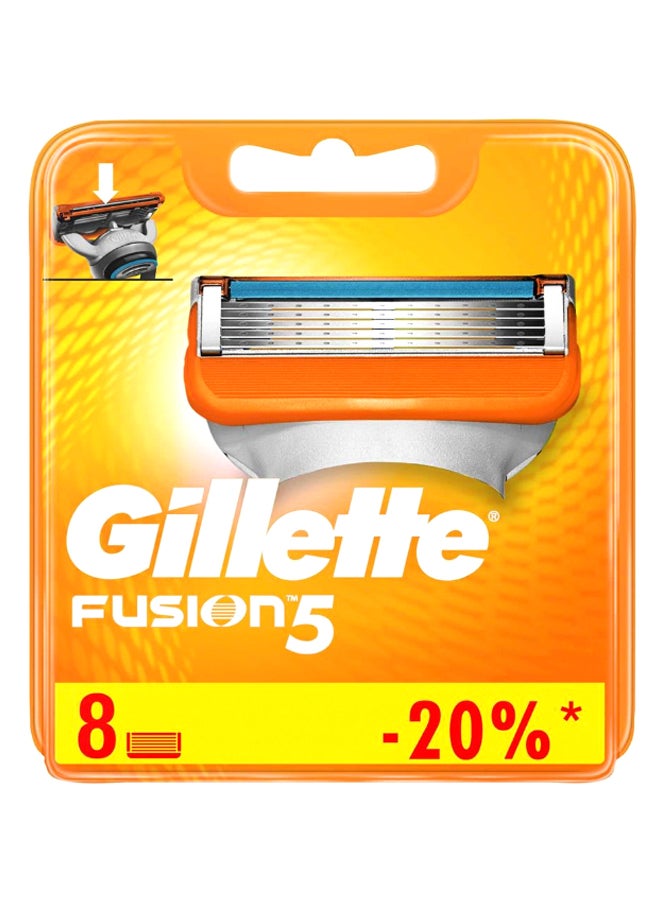 حزمة شفرات حلاقة فيوجن 5 مكونة من 8 قطع
