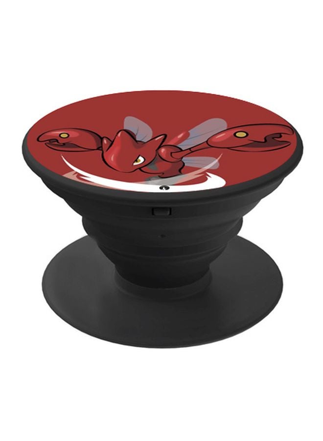 BP Cartoon Printed Pop Socket Phone Holder Red/Black/White - Image 1