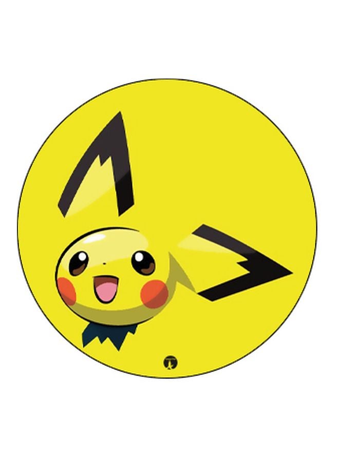 BP Pokemon Printed Pop Socket Phone Holder Yellow/Black/Red - Image 2