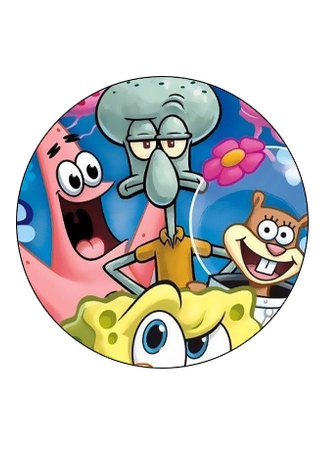 بي بي حامل هاتف بوب سوكيت بطبعة سبونج بوب أسود/ أصفر/ وردي - Image 2