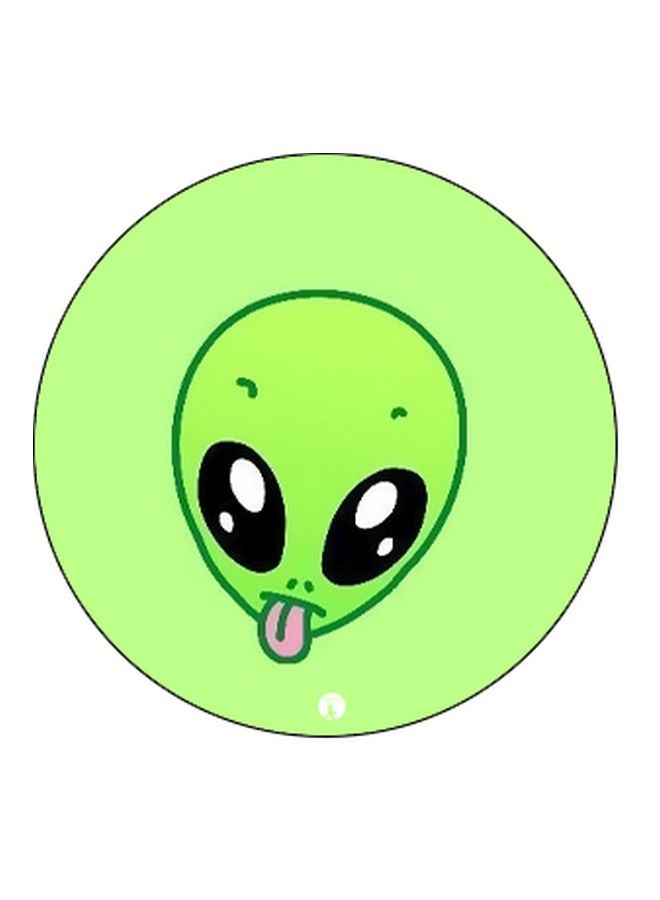 BP Cartoon Printed Pop Socket Phone Holder Green/Black/Pink - Image 2