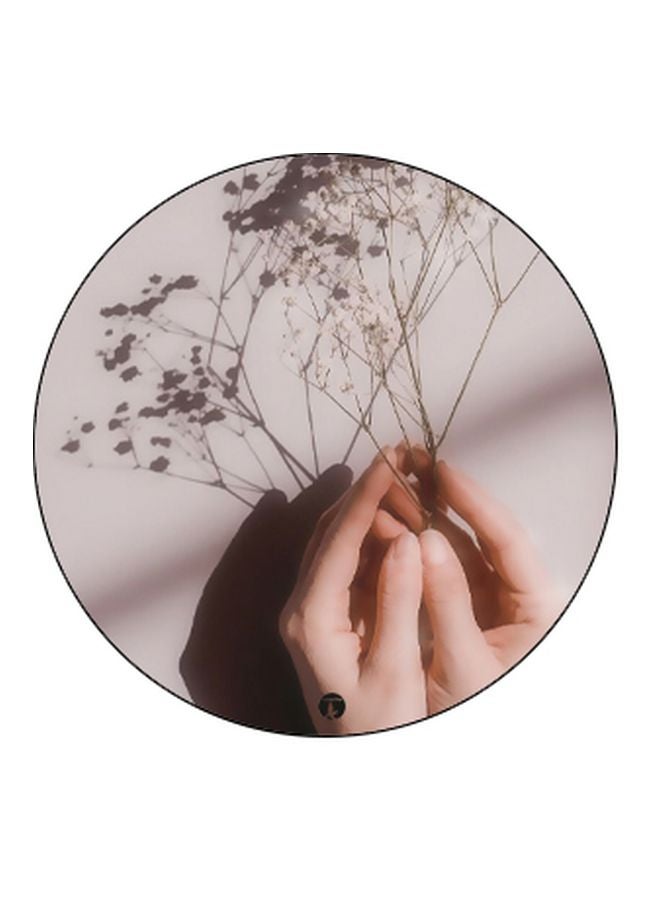 BP Flower In Hand Printed Pop Socket Phone Holder Black/Beige/Grey - Image 2
