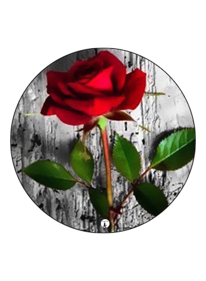 BP Rose Printed Pop Socket Phone Holder Black/Red/Green - Image 2